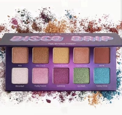 Violet Voss Disco Drip Eyeshadow Palette   Brand New In Box   10 Shades