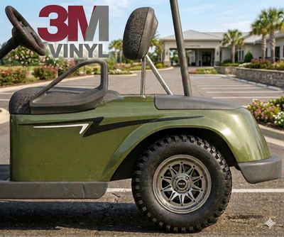 Zee Golf Cart Decal 3M Vinyl  Graphic Sticker Kit EZ Go Club Car Yamaha Star