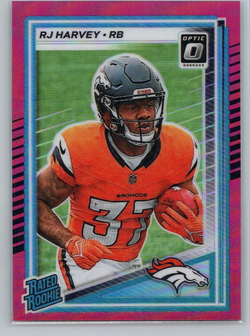 2025 Donruss Optic #208 RJ Harvey Pink