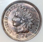 1908 Indian Head Cent NGC MS 64 RB - #4496T - FREE SHIPPING