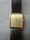 Vintage Seiko Quartz Gold Tone 6530-5389 Wrist Watch not working