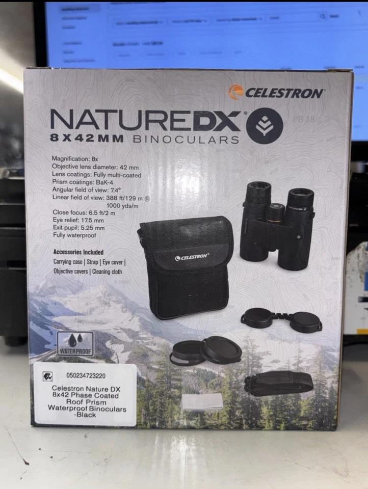 Celestron NatureDX 8x42mm Binoculars (72322-CGL) - Image 2 of 3