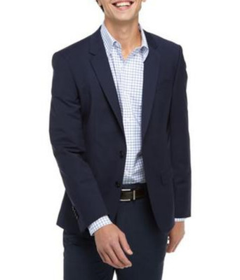 Hugo by Hugo Boss Men Superflex Stretch Suit Jacket Dark Blue Size 40R