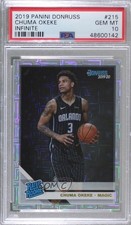 2019-20 Panini Donruss Rated Rookie Infinite Chuma Okeke #215 PSA 10 GEM MT g6p