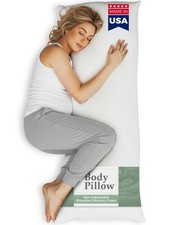 Snuggle-Pedic Body Pillow for Adults - Breathable, Full Body Pillow for Side ...