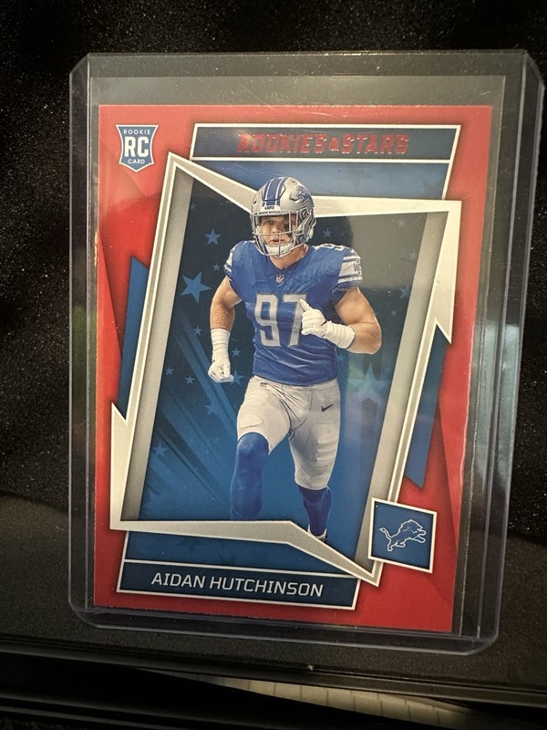 2022 Panini Rookies & Stars - Rookies Aidan Hutchinson #120 Red (RC)