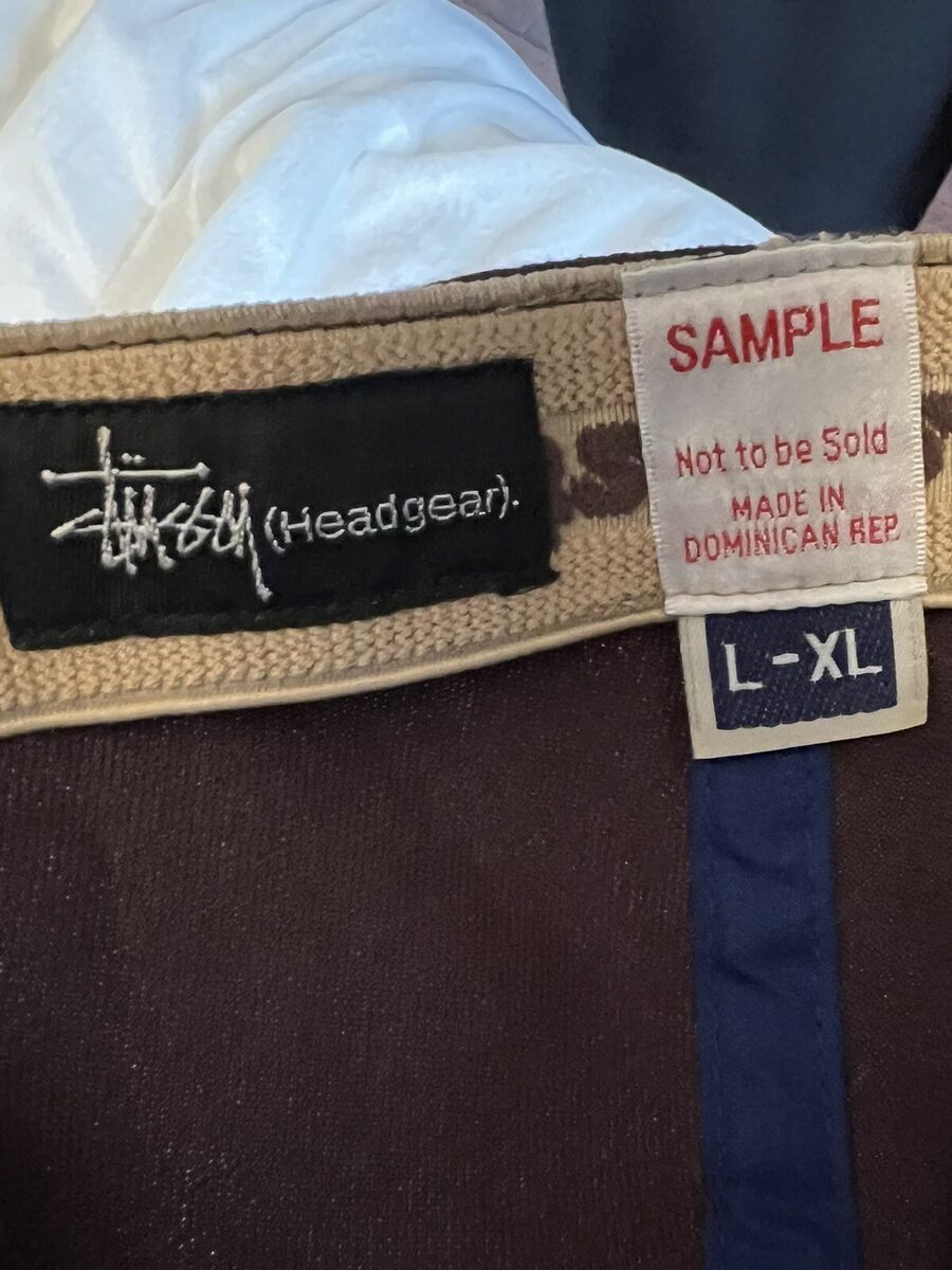 Vintage 90's Stussy SAMPLE Flexfit Hat Size L/XL Mocha Brown Vintage 90's Stussy SAMPLE Flexfit Hat Size L/XL Mocha Brown