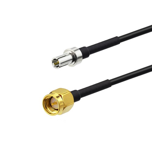 TS9 male ST to SMA plug Adapter Jumper RF Pigtail Coaxial Cable 6" RG174 15cm - Bild 1 von 3