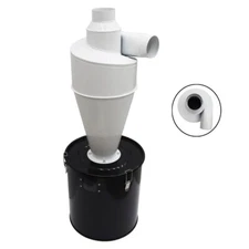 Top 3.94" Cyclone Separator for Dust Vacuum Collector Accessories w/50L Bucket
