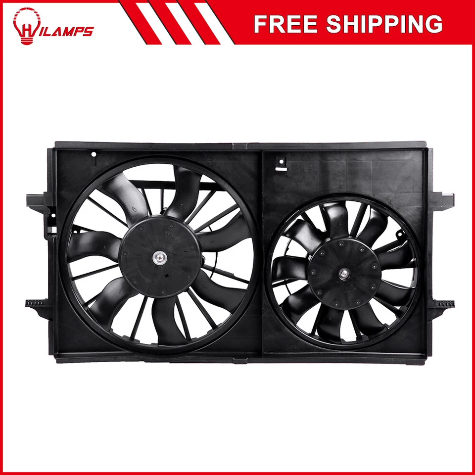 For 2008-2012 Chevrolet Malibu 2007-2009 Saturn Aura Radiator Cooling Fan Kit Foto 2 de 4