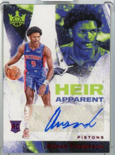 2023-24 Panini Court Kings Basketball Ausar Thompson RC/Heir Apparent Auto /99