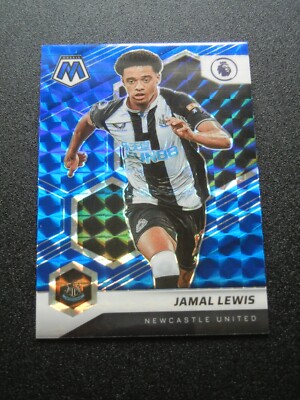 2021-22 Mosaic EPL Blue /99 Jamal Lewis #185 - Newcastle - Premier League Prizm