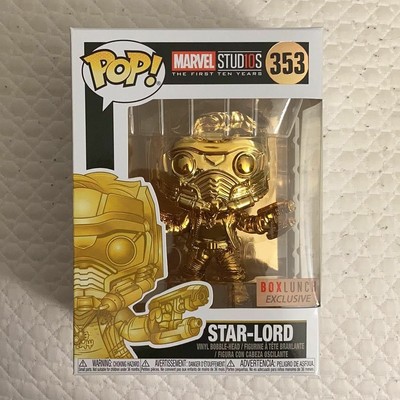 star lord funko pop gold