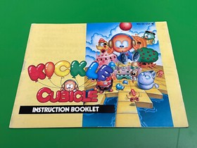 Kickle Cubicle Nintendo NES Manual Instruction Booklet