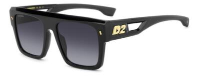Dsquared2 Sunglasses D2 0127/S 807/9O Black grey Man | eBay