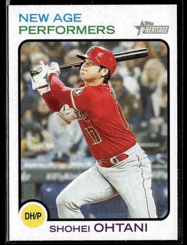 2022 Topps Heritage New Age Performers Shohei Ohtani Los Angeles Angels #NAP-4