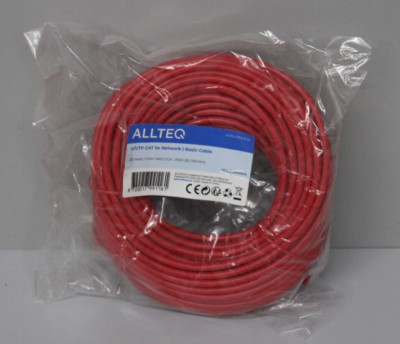 ALLTEQ U/UTP Cat 5e Netzwerk-Basiskabel 25 Meter CCA-AWG 28 100 MHz NEU