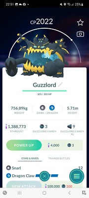 Pokemon Go Ultra Beast Guzzlord ( Normal )