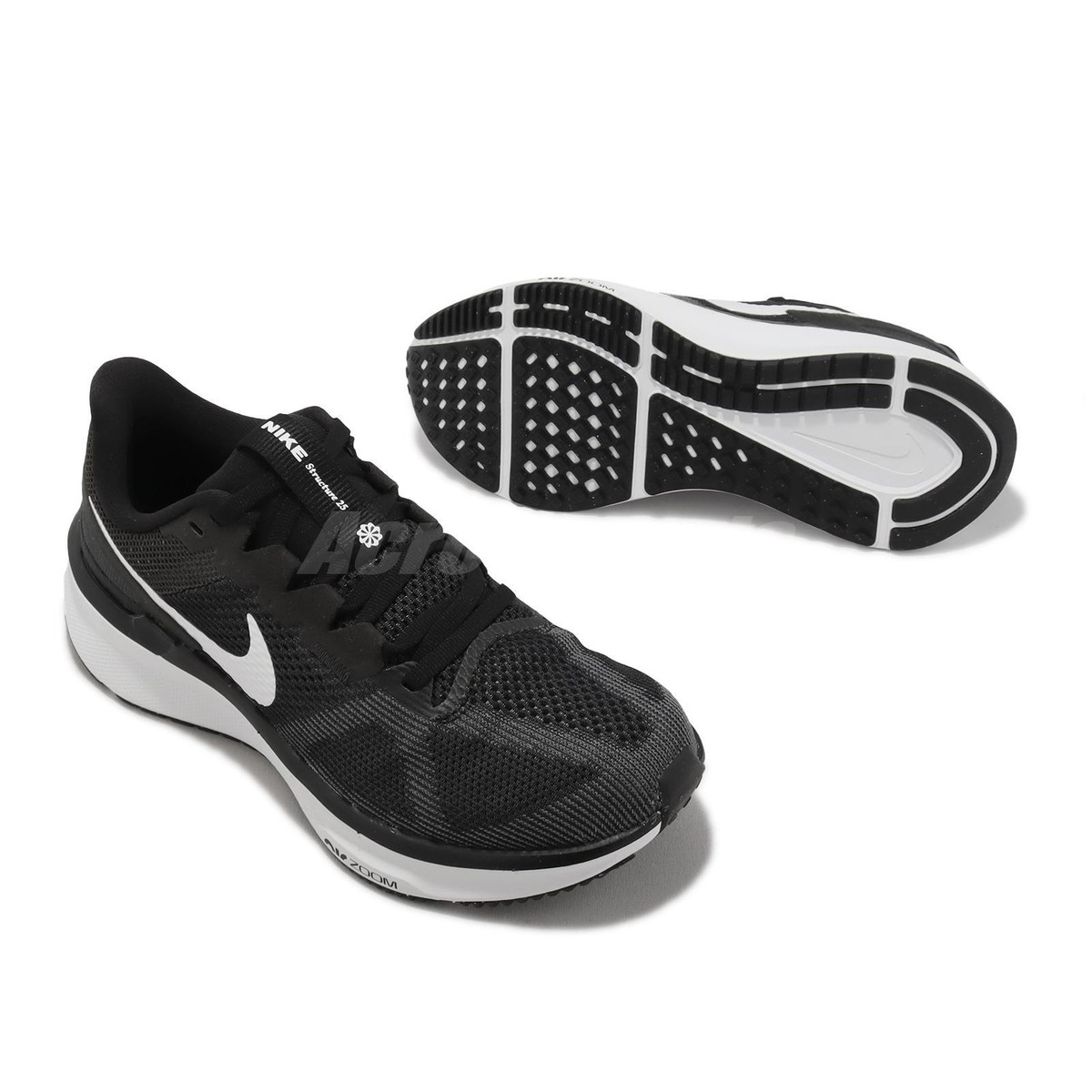 Nike Wmns Air Zoom Structure 25 Black White Women Unisex