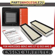 2x New Engine Air Filter for Mercedes-Benz G63 AMG 2019-2023 GLS63 AMG 2021-2023