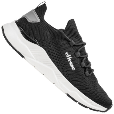 ellesse Renvino Runner Herren Sneaker Schuhe, schwarz weiß - Größe 45 - NEU #A