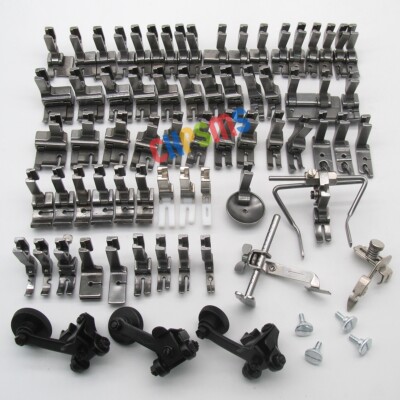 73PCS Presser Feet SET&Seam Guide FOR JUKI BROTHER SINGER CONSEW HIGH SHANK