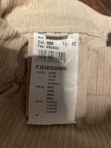 Cargo Cordhose, Mason´s, beige, italienisch 42 - Bild 4 von 4