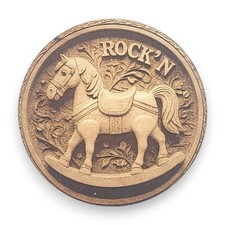 Rocking Horse Wood Ornament - Vintage Icons