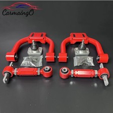Adjustable Front Upper Control Arm Rear Camber Rod Kit For Honda Civic Ek 96-00