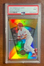 1997 Pinnacle Certified Scott Rolen MIRROR GOLD🚨Rookie🔥PSA 9⭐️MINT💎1:299