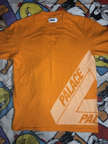 palace skateboards orange size large t 