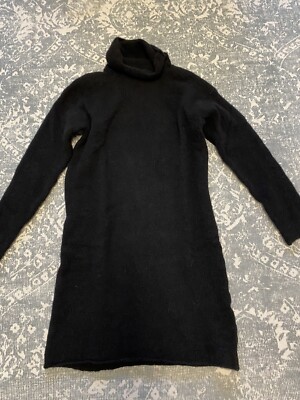 JIJIL WUNDERSCHÖNES KLEID NEU SCHWARZ AUS WOLLE GR. 40 