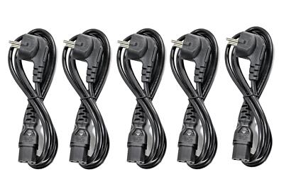 5er Pack DELL DP/N 078390 Kaltgerätekabel 1,80 m   Netzkabel für PC und Monitor