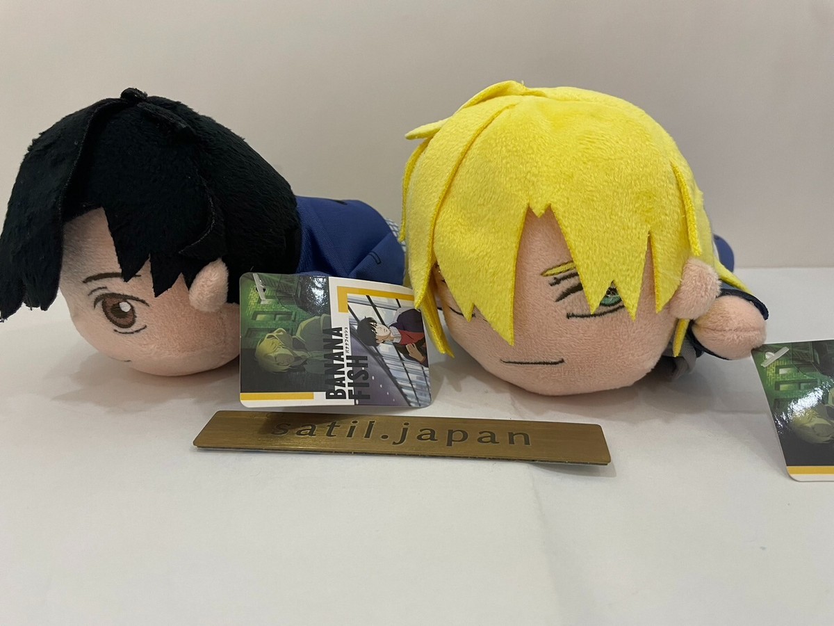 Banana Fish Plush Doll Stuffed toy set Ash Lynx Okumura Eiji TAITO