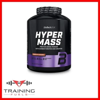 BioTech USA Hyper Mass Protein Mass Gainer Carbs Creatine Size Weight
