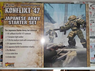 Bolt Action Japanese Konflikt '47 Starter Set (Brand New Sealed)