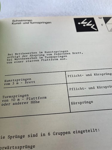 Vintage Rare 1972 German Munich Olympics Journalist Guide-Very Detailed Info - Picture 5 of 13
