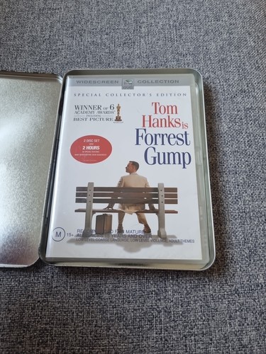 Forrest Gump Special Collectors Edition Region 4 DVD Steel tin BRAND NEW SEALED - Picture 2 of 6
