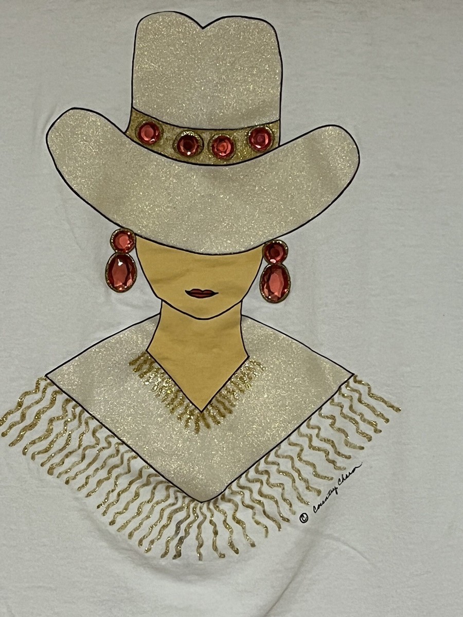 Vintage 90’s FOTL Hand Decorated Homemade Classy Cowgirl Charm Barbie Large View 3