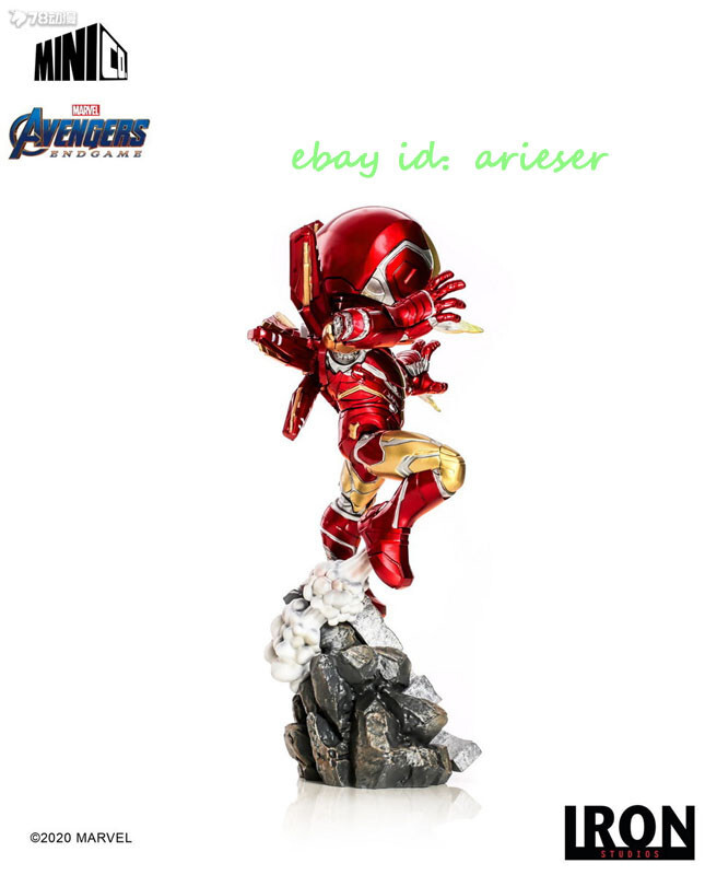 Iron Studios Minico Iron Man Avengers Endgame Statue In Stock New