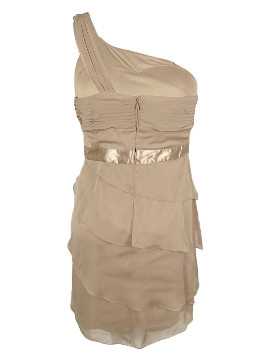 Adrianna Papell ★【ガウン】Chiffon Gown With One Shoulder Adrianna Papell One-Shoulder Crepe Chiffon Gown | Nordstrom