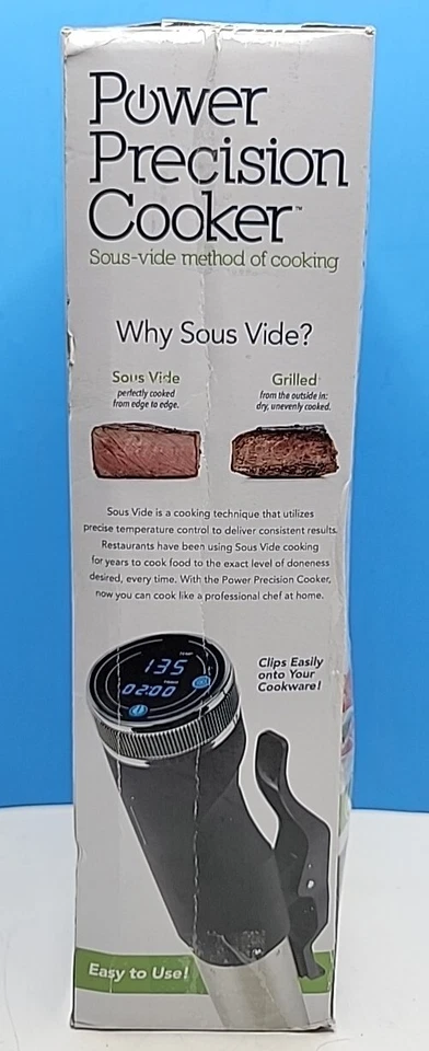 Cocina circulante de inmersión y libro de recetas Sous Vide Method Power Precision. Foto 3 de 4