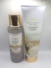 VICTORIA'S SECRET CANYON FLORA BODY MIST 8.4 OZ  LOTION 8.0 OZ SET OF 2 