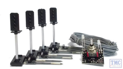 TTSSP1 Train Tech OO Sensor Signal Starter Pack - 4 Aspekte