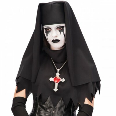 Scary Nun Halloween Makeup 2024 silver dress halloween costume ideas ...