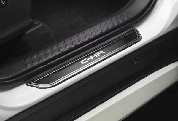 New CH R Kicker Plate 4 pc Door Sill Trim JDM Genuine Toyota