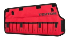 12-Tool Stubby Combination Wrench Pouch  fabric (8-19 mm) TEKTON ORG27212
