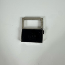 Gucci Silver Tone Bag Charm Key Ring