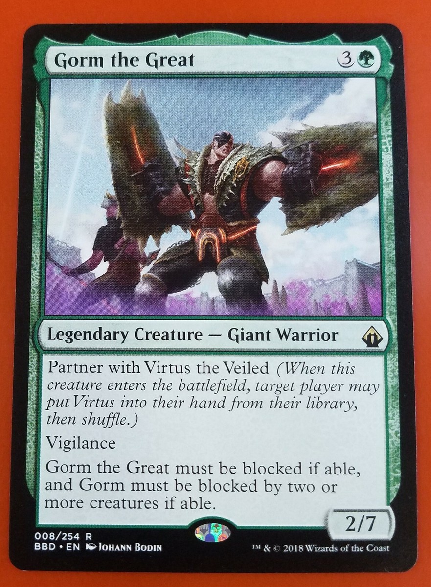 mtg battlebond cards 1x Gorm the Great | Battlebond