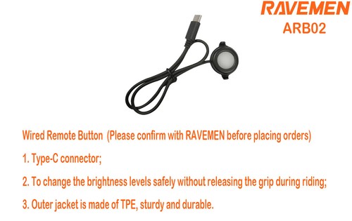 RAVEMEN Bike Light Mount Accessories Remote ABM06/ABM07/ABM04/AHM01 ARS03/ARB02 - Picture 7 of 34
